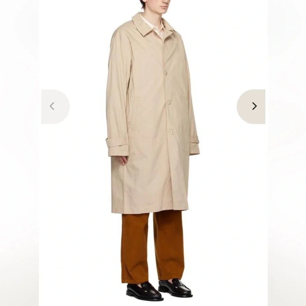 Saturdays Men’s NYC Clyde Classic Khaki Trench Coat XL NWT
